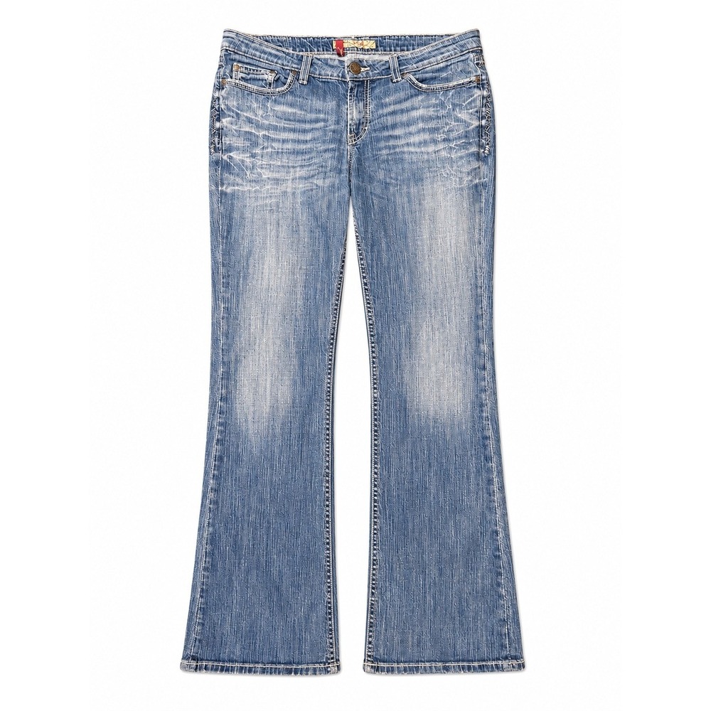 BKE Denim Star Bootcut Jeans Women's 32x33.5 Medium Wash